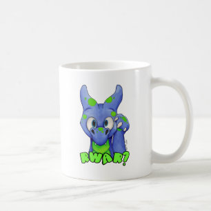 Mug RWAR ? (Bleu) dragon mignon de bébé hurlant