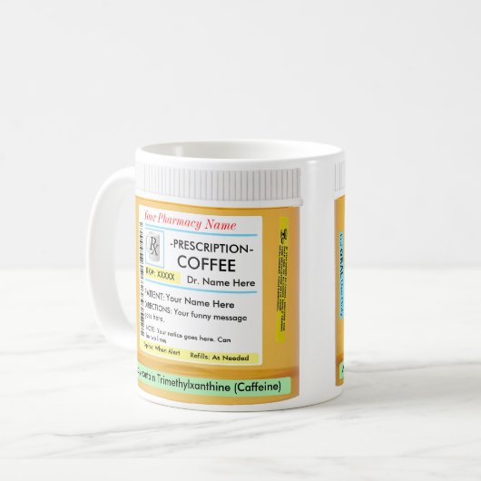 Mug RX - Customisez-vous vous-même (Devant gauche)