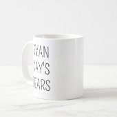 Mug 'Ryan Day's Tears', Cadeau de football universitai (Devant gauche)