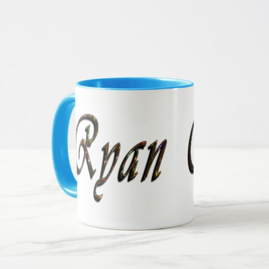 Mug Ryan, Logo, Nom, (Devant gauche)