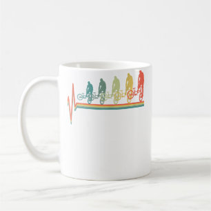 Mug Rythme cardiaque de cycliste BMX