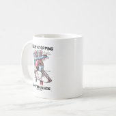 Mug Rythme cardiaque intérieur (Coeur anatomique) (Devant gauche)