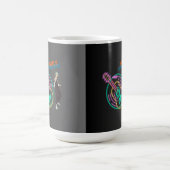 Mug Rythme Guitare – Conception de garçon d'anime  (Centre)
