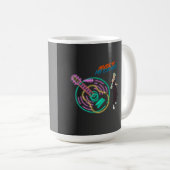 Mug Rythme Guitare – Conception de garçon d'anime  (Devant droit)