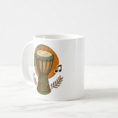 Mug Rythme tribal vibrant (Devant gauche)