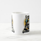 Mug Rythmes Félin Dj Chat Synthwave Kitty Mix (Centre)