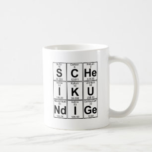 Mug S-c--JE-K-U-ND-je-GE (scheikundige) - complètement
