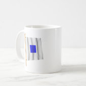 Mug S de drapeau nautique ' (Devant gauche)