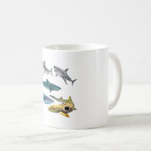 Mug S est pour le requin (Devant droit)