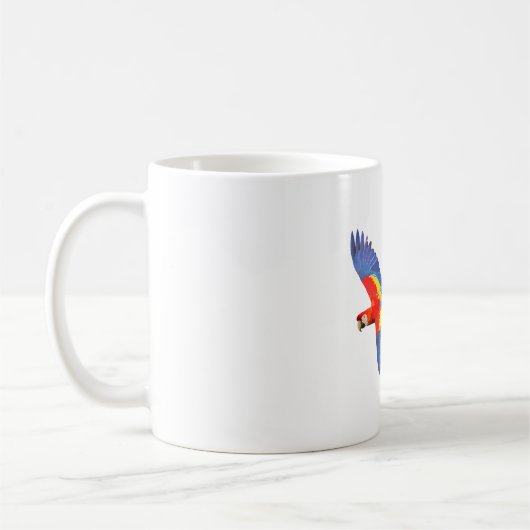 Mug S est pour Scarlet Macaw (Gauche)