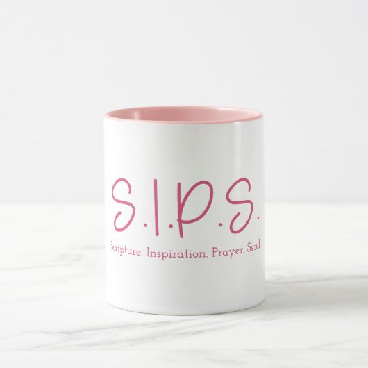 Mug S.I.P.S avec couleur intérieure (Centre)
