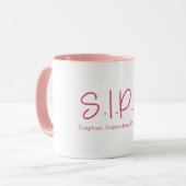 Mug S.I.P.S avec couleur intérieure (Devant gauche)