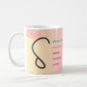 Mug "S" initial (11oz)