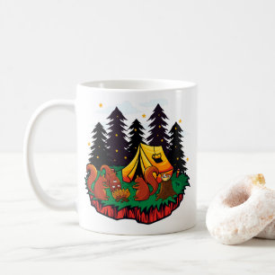 Mug S’more de plaisir avec cet écureuil de camping