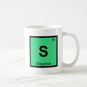 Mug S - Sisyphe Chimie Grecque Symbole du tableau péri