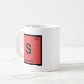 Mug S - Sputnik Russe Chimie spatiale Tableau périodiq (Devant gauche)