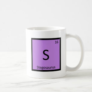 Mug S - Stegosaurus Dinosaur Chimie Tableau périodique