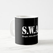 Mug S.W.A.T. (Sceptique avec des tendances athées) (Devant gauche)