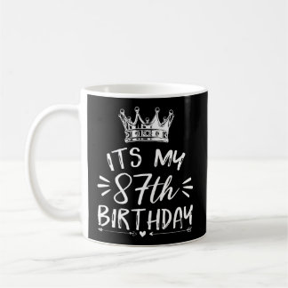 Mug Sa 87E Happy 87 B-Day Crown