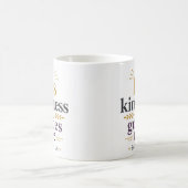 Mug Sa bonté me guide Citation chrétienne moderne (Centre)