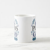Mug Sa citation de dévotion quotidienne « Ses plans so (Centre)