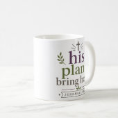 Mug Sa collection de citations chrétiennes Plans appor (Devant droit)