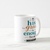 Mug Sa Grâce Me Suffit Citation De L'Écriture (Devant droit)