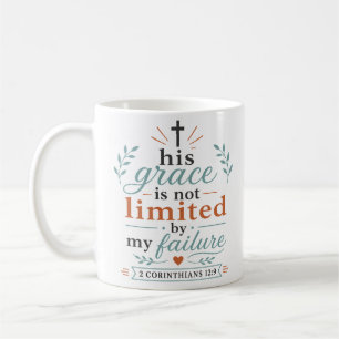 Mug Sa Grâce N'Est Pas Limitée Par Mon Échec Chrétien
