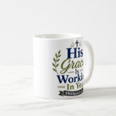 Mug Sa Grâce Œuvre En Vous Citation Scripturaire (Devant droit)