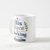 Mug Sa Grâce Œuvre En Vous Citation Scripturaire (Devant gauche)