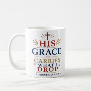 Mug Sa Grâce Porte Ce Que Je Lâche Citant L'espérance