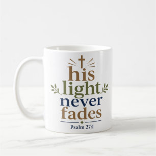 Mug Sa lumière ne faiblit jamais Foi chrétienne classi