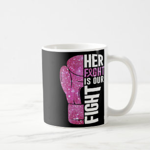 Mug Sa Lutte Est Notre Combat Boxe Gant Cancer Du Sein