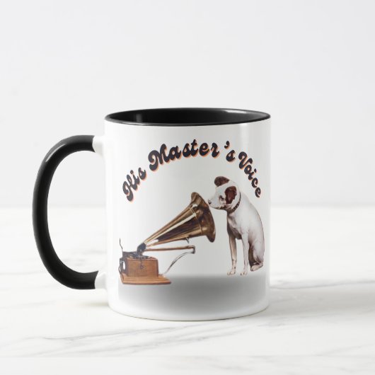 Mug Sa maîtrise de la voix RCA Victor (Gauche)