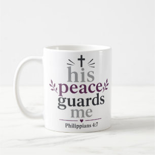 Mug Sa Paix Me Protège Verset Biblique Inspirant