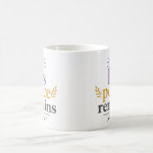 Mug Sa Paix Reste Typographie Chrétienne Des Écritures (Centre)
