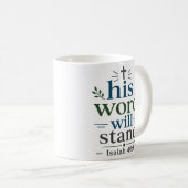 Mug Sa Parole Restera Immuable Promesse Scripturaire (Devant droit)