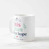Mug Sa planification donne de l'espoir Citation de ver (Devant gauche)