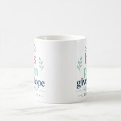 Mug Sa planification donne de l'espoir Citation de ver (Centre)