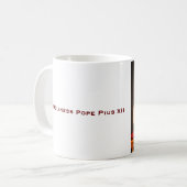 Mug Sa Sainteté le Pape Pie XII - Église catholique (Devant gauche)