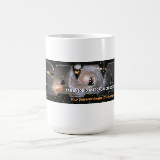 Mug SAAA logo bumpersticker (Centre)