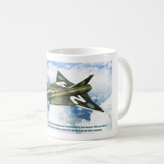 Mug Saab 35 Draken (Devant droit)