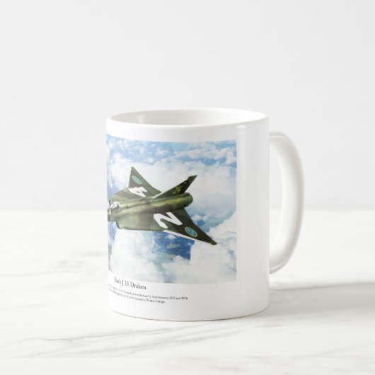 Mug Saab 35 Draken  (Devant droit)