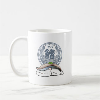 Mug Saba Mackerel Sushi Cat