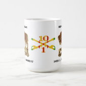 Mug Sabers du 1er escadron, du 10e insigne de cavaleri (Centre)