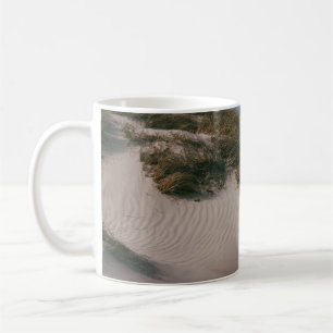 MUG SABLE BLANC ET CHAMP GRAS VERT
