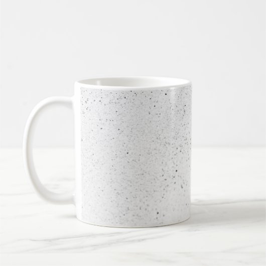 Mug Sable Blanc Étincelant (Gauche)