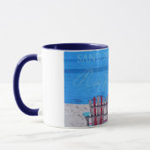 Mug Sable bleu dans les orteils (Gauche)