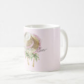 Mug Sable de Mer Soleil Chapeau de Paille Palmiers (Devant droit)