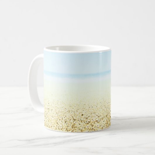 Mug Sable et mer Calme Côté (Devant gauche)